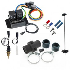 DIGITAL THERMATIC® FAN SWITCH WITH 1/4" or 1/8" NPT SENSOR & INLINE ADAPTER KIT(12V & 24V)